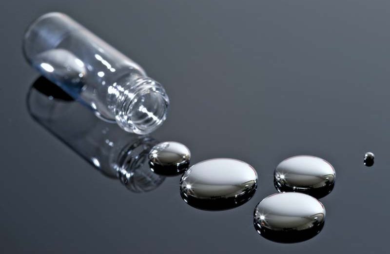 mercury-beads-glass-container